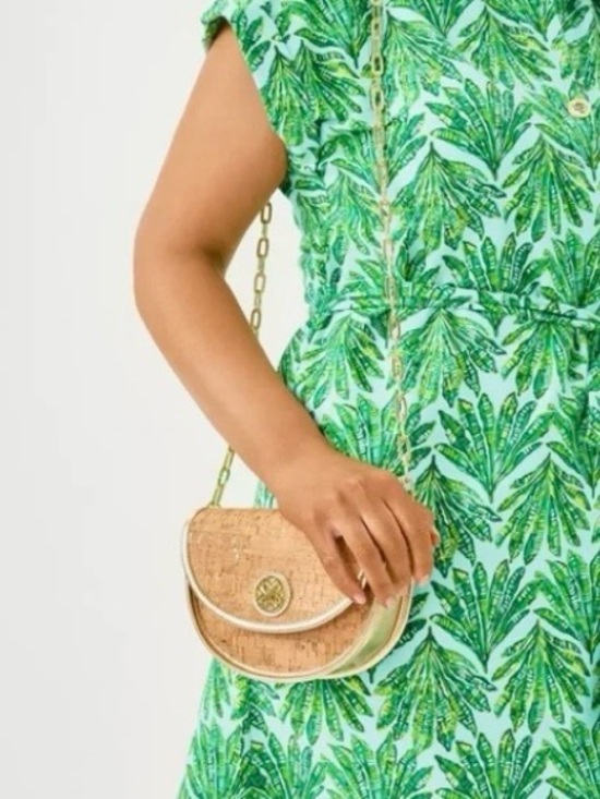 Lilly Pulitzer Handbags - Lilly Pulitzer NWT Camille Cork Belt Bag color Natural